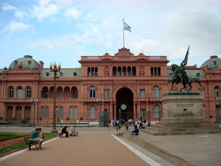 Pink house Monument to General Manuel Belgrano