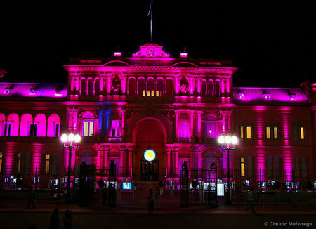 Pink House night colored