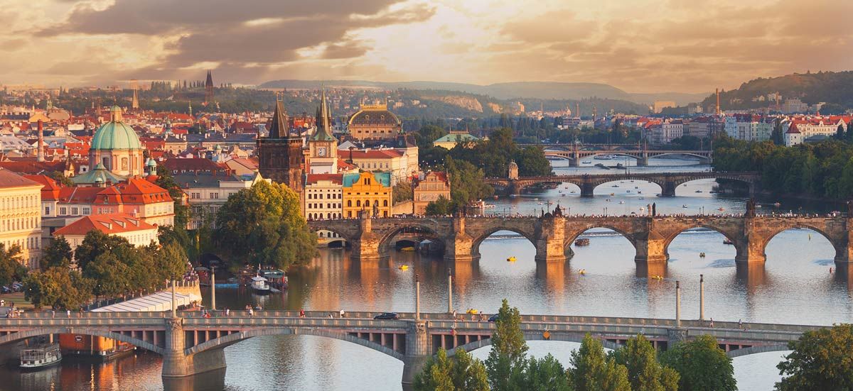 Prague Bridges Panorama
