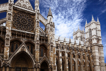 Westminster Abbey side view